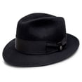thumbnail image 2 of Stetson Men's Saxon Royal Quality Fur Felt Hat, Black, 6.875, 2 of 5