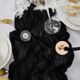 thumbnail image 4 of Cheesecloth Table Runners, 10Ft/6Ft Gauze Table Runner Rustic Wedding Cheese Cloths Decor for Bridal Baby Shower Birthday Party Centerpiece  Christmas Thanksgiving Decorations, 4 of 5