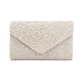 thumbnail image 3 of ibiyuan Women'S Shoulder Handbags Lace Overlay Minimalist Satin Evening Clutch Bag for Women, Elegant Handbag for Formal Party Wedding Occasions Grandma Gifts, 3 of 6
