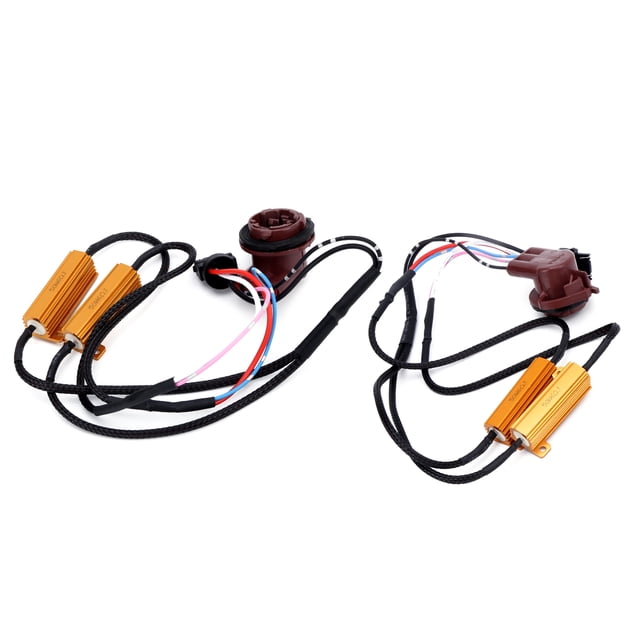 BOROCO 2 Uds 3157A Decodificador LED 50W Resistencia De Carga Flash Cancelador Libre De Errores para Faro Antiniebla De Coche