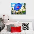 thumbnail image 4 of Nawypu Heavenly Blue Morning Glory Canvas Wall Art, 4 of 4