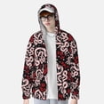 thumbnail image 3 of Haiem Snake And Rose UPF 50+ Fishing Shirts for Men Long Sleeve UV Sun Protection Hoodie Non-Mask Outdoor Hiking Shirts, 3 of 8