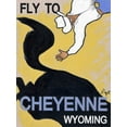 thumbnail image 2 of Got, Jean Pierre 12x14 Gold Ornate Wood Framed with Double Matting Museum Art Print Titled - Fly to Cheyenne Wyoming, 2 of 4