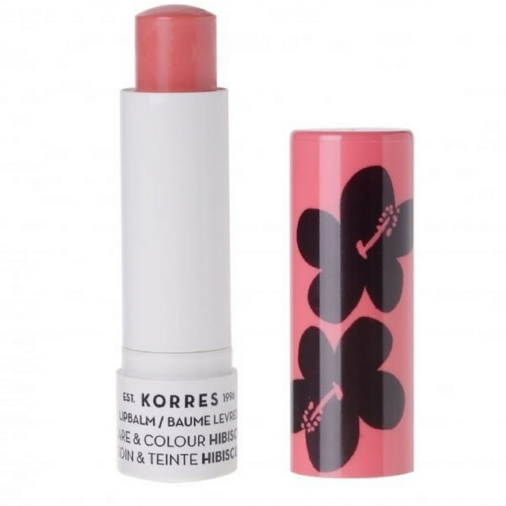 Korres Korres Lip Balm Care & Colour Stick Hibiscus 0.17 oz Lip