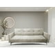 thumbnail image 2 of Sofa Cama Reclinable El Bazar Store Paris Terciopelo Beige Futón 3 posiciones Brazos movibles Sala, 2 of 8