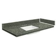 thumbnail image 1 of Transolid VT27.75x22-1KU-4T-A-W-8 27.75 in. D Quartz Vanity Top with 8 in. Widespread and Rectangular Undermount Sink, Greystone, 1 of 6