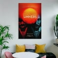 thumbnail image 5 of Sinners - Vintage Blockbuster Movie 3 Poster 2025 New Movie Poster Canvas Wall Art, 5 of 6