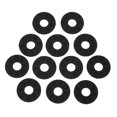 thumbnail image 3 of 12Pcs Guitar Strap Button Locks PE Non Slip Guitar Strap Protector Block Durable Guitar Strap Holder for Guitars and Basses, 3 of 8