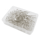 thumbnail image 2 of Aguja de posicionamiento de diamante de color en caja de plástico de 100 piezas Aguja de perla Bufanda de ramo Aguja fija Alfiler de vestido de novia, 2 of 5
