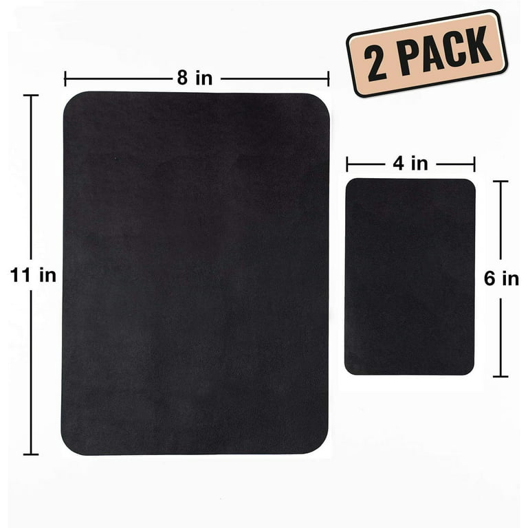  Pelle Patch - Black Leather Repair Kit for Car Seats - 25  Colors Available - Original 4x60 - Black : Everything Else