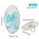 thumbnail image 4 of Paleta Mezcla Uñas Esmalte Herramientas Con Borde Dorado Resina, 4 of 9