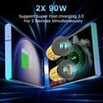 TRAHOO2Pack 90W USB C Super Fast Car Charger, DualPort [PD/PPS 45W