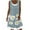 Yellow dresses for women 09, variant on Cute Party Sun Dresses Daisy Print Knee Length Women's Casual Loose Flowy Tank Sundress for Women Beach Vacation Round Neck Sleeveless Midi Summer Shirt Dress for Women Brown XXXXL