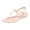 Beige, variant on Women T-Strap Flip Flop Sandals Adjustable Ankle Strap Non Slip Lightweight Summer Beach Flat Shoes