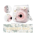 thumbnail image 1 of Flower Pattern Portable Transparent Camera Bag Pouch Carrying Case for Polaroid Mini 11/9/8-Transparent, 1 of 5