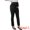 Black, variant on DARING DIVA Women's Pregnancy Pants Skinny Leg Over Belly Trousers 2XL Blue