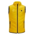 thumbnail image 2 of Odeerbi Kids Boys Girls Lightweight Heated Vest Winter Thermal Sleeveless Heated Jackets Kids USB Intelligent Constant Temperature 2 Areas Heated Coat Kids Clothes Yellow without Power Bank, 2 of 6