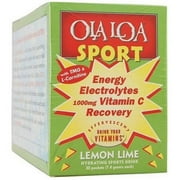Ola Loa Sport, Energy Electorlytes Vitamin C Recovery Drink Mix, Lemon Lime, 30 CT