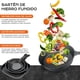 thumbnail image 4 of Sartenes de Hierro Fundido, Juego de 5 Sartenes, Sartenes Antiadherentes con Espátula y Guantes, Sartén de Hierro Forjado Grill, para Freír, Saltear, Filete, Salmón - 10/14/16/20/24cm (240mm), 4 of 7