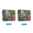 thumbnail image 7 of FORMRS 15-15.6 inch Laptop Sleeve Case Soft Carrying Quilted Computer Bag Cover, White Floral Garden, 7 of 7