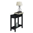 thumbnail image 2 of Sleek and Practical American Heritage Flip Top End Table with Charging Station, Shelf, and Cable Management - Charge Devices Conveniently - 2 Outlets, 2 USB Ports - Ergode American Heritage Collection, 2 of 4