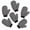 Gray, variant on stcellnmex 6 Pcs Microfiber Mitts with Thumb for Cars Paint Wash Gloves Terry Weave Dusting Mitts Gray