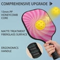 thumbnail image 2 of Pickleball Paddles Set Of 2, Fiberglass Surface, Sweet Candy Print, 4 Balls & Bag, 2 of 5