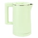 thumbnail image 5 of Electric Kettle 2000W Double Layer 304 Stainless Steel 2L Cordless Water Boiler Heater with Auto Shutoff and Boil Dry Protection UK Plug 220V Green, 5 of 5