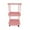 Pink, variant on YiJuHui 1pcs Compact Plastic Bedside Table with Storage Shelf, Modern End Table for Small Spaces, Nightstand for Bedroom Living Room Dorm