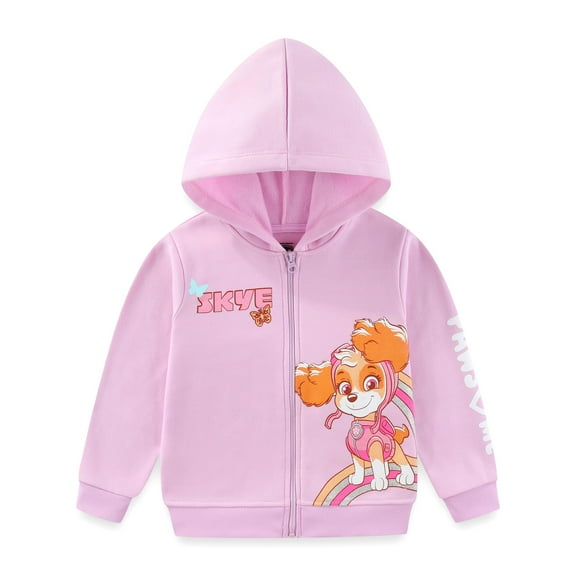 Paw Patrol Nickelodeon Skye Zip Up Hoodie (Girls), Sizes 2T-6X