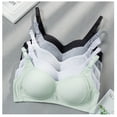 thumbnail image 3 of CHAOYUNYI 3/5 Pack Lightly Padded Bras for Girls,Teens and Petite Women,Solids Training Bras Adjustable Strap Youth Sports Bras, 3 of 7