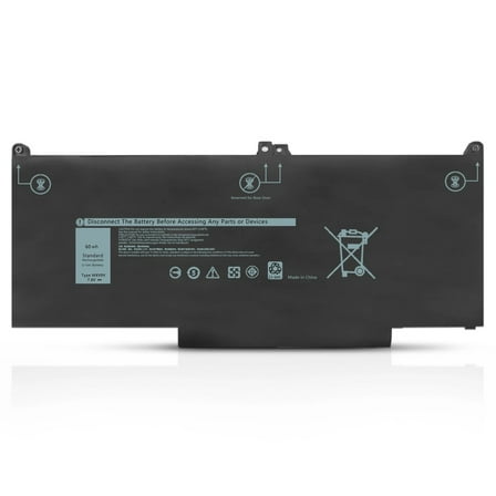 For Dell Latitude 5300 5310 (2-in-1) 7300 7400 60Wh Laptop Battery MXV9V