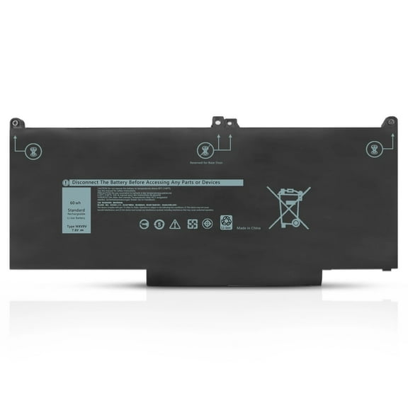 For Dell Latitude 5300 5310 (2-in-1) 7300 7400 60Wh Laptop Battery MXV9V