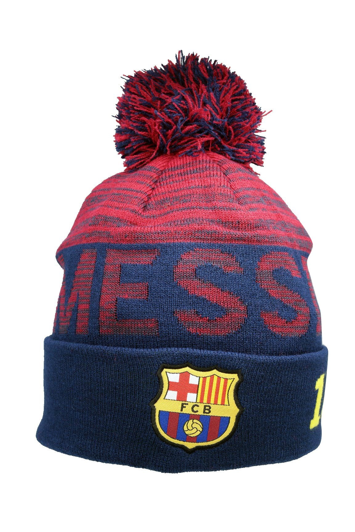 Mens Adult Official Barcelona FC Football Club Winter Warm Beanie Hat 