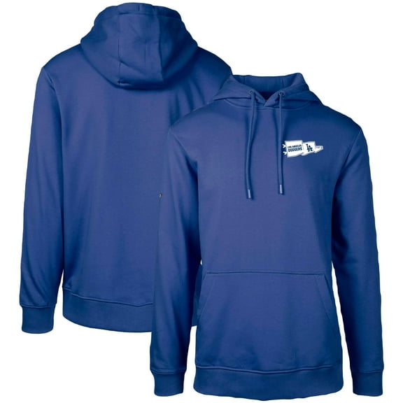 Men's Levelwear  Royal Los Angeles Dodgers  Podium Rafters Pullover Hoodie