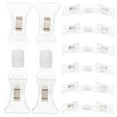 thumbnail image 6 of WHAMVOX 8pcs Clear Sign Clips Holders Clip on Sign Holder for Retail Store Double Sided Merchandise Sign Clips for Display Price Tags, 6 of 8
