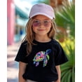 thumbnail image 4 of Trendy Turtle Shirt for Women, Teens & Kids Summer Sea Turtle T-Shirt Black Shirt 12 Months, 4 of 5