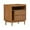 Caramel, variant on Glavbiku Mid-Century Solid Wood 2 Drawers Nightstand in Black Finish,Adult