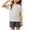 Gray, variant on Cethrio Girls' Pajama Sets Short Sleeve, Casual 2 Piece Summer Breathable Girls' Sleepwear Pink Size 14-16