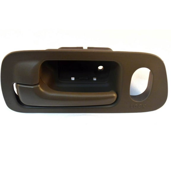 PT Auto Warehouse HO-2223B-FL - Inner Interior Inside Door Handle, Brown (Taupe) - with Lock Hole, 2-Door Coupe, Driver Side