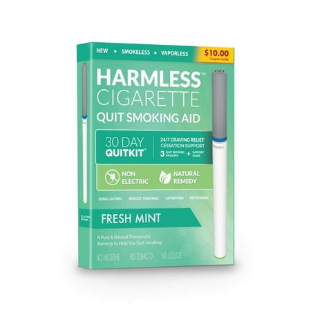 Harmless Cigarette Quit Smoking Aid - Fresh Mint (Best Electronic Cigarette Kit)