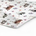 thumbnail image 6 of Watercolor Cows Boho Floral Changing Pad Cover for Baby Girl Boy Highland Cow Wildflowers Leaves Diaper Change Table Sheets Soft Stretchy Fitted Changing Pad Mat Sheets 32"x16", 6 of 6