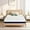 White & Blue, variant on Full Mattress, 8 Inch Gel Memory Foam Mattress for Cooling Night Sleep & Pressure Relief, Medium Firm Full Size in a Box, Fiberglass-Free, CertiPUR-US Certified