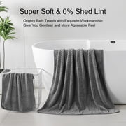 Beartech Bath Towel Set 4 Pack Microfiber Bathroom Towel Plush Bath Sheet Towel Oversized Towels Hotel Shower Towel Collection