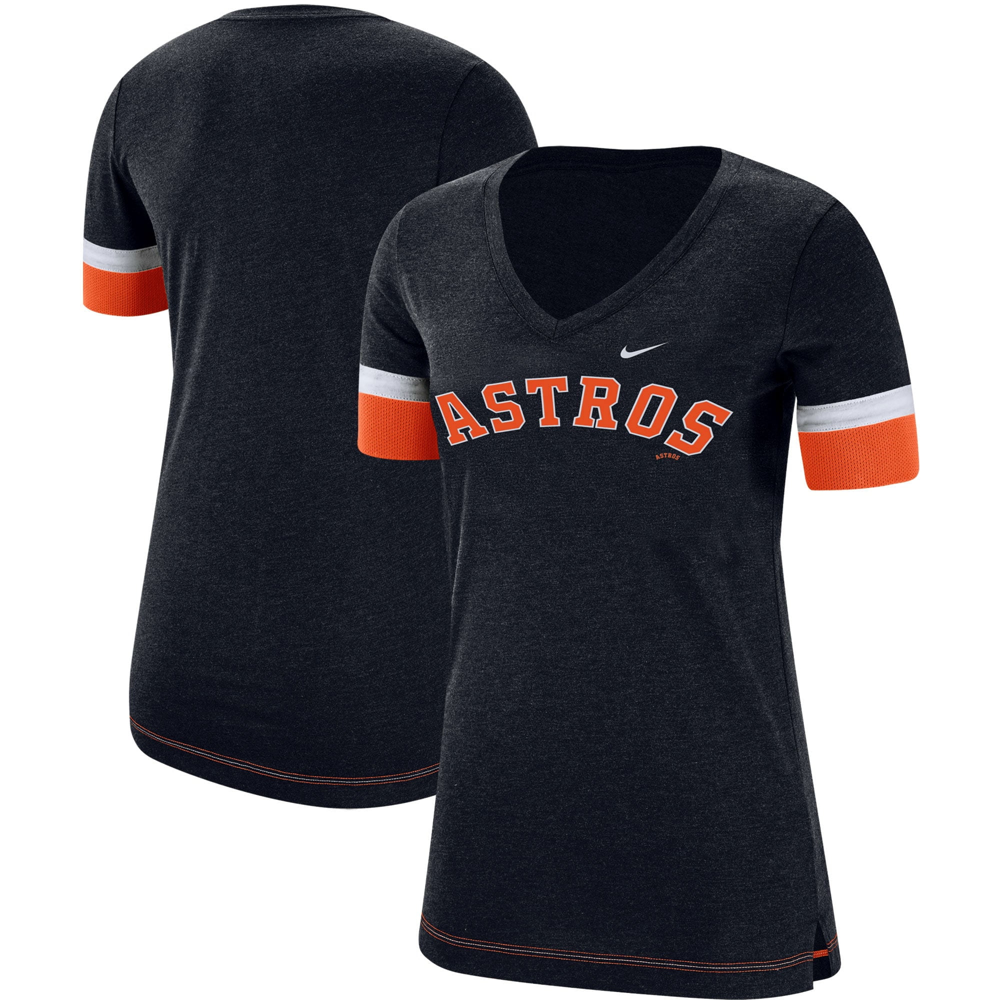 Houston Astros Nike Women's Mesh VNeck TShirt Navy