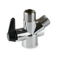 thumbnail image 2 of McKesson Diverter Valve for Handheld Showerhead, Chrome-Plated Plastic, 1 Ct, 2 of 4