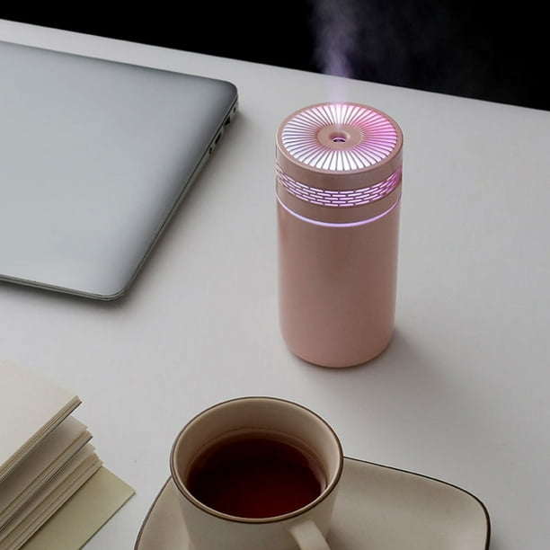 Humidificador para dormitorio de bebé | Humidificadores de vapor frío para niños y guarderías | Pequeño, silencioso, con alimentación por USB, luz LED nocturna y depósito de 320 ml