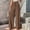Coffee, variant on ZZwxWA Women Casual High Waist Wide Leg Pants Summer Long Solid Boho Yoga Pants Womens Drawstring Lounge Beach Trousers Loose Business Pants