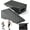 Squat Wedge, variant on Squat Wedge, Steel Heavy Duty Squat Wedge Block, 2 count Non-Slip Slant Board for Squats, 800 lbs Weight Capacity for Deeper Squats, Raises, Weightlifting and Foot Stretches