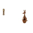 thumbnail image 1 of Figura De Reloj De Pie En Miniatura, Decoración Vintage Para Sala De Estar, Estatua Clásica De Animal, Escultura De Madera DIY, Recuerdo De Fiesta, Estantería Para Dormitorio, 1 of 8